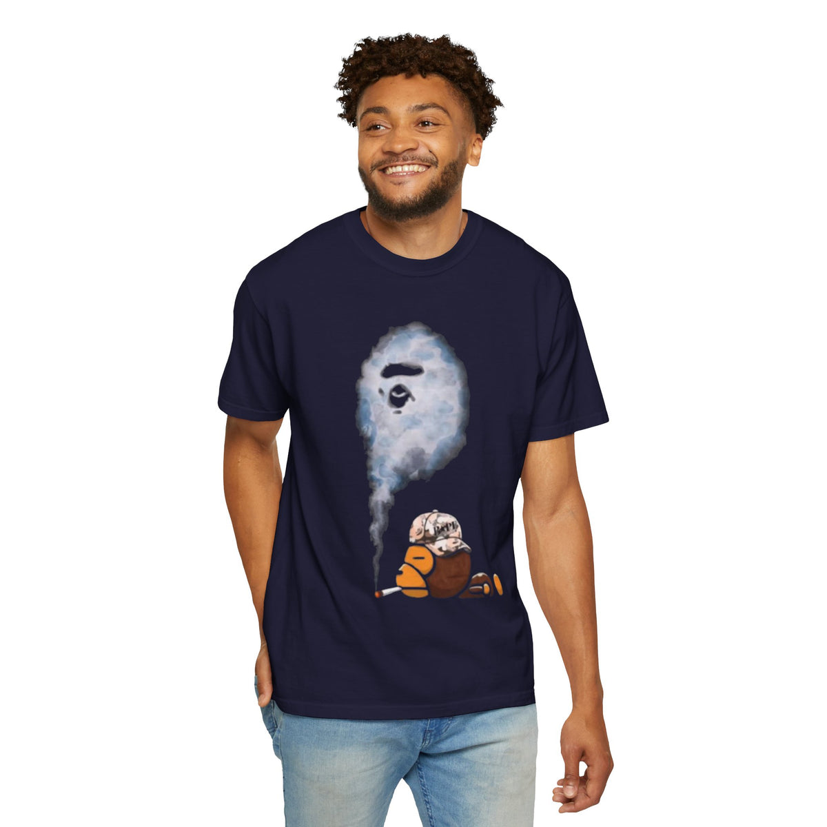 Smoky Bape Tee — Graphic T-Shirt